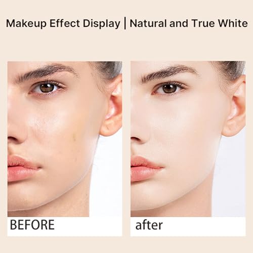 Duqulle Flüssig Foundation Make-up - Lang anhaltende Volldeckende Concealer Flüssigkeit - Foundation Kosmetik Make-up für Frauen für Alltag Urlaub Dating Reisen von Duqulle