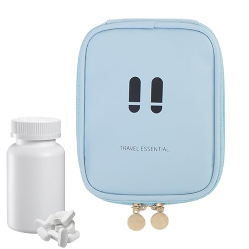 Duqulle Tragbare Kosmetiktasche | Reise Make-up Organizer,Kompakter Aufbewahrungsbeutel Leichtes Reisezubehör Für Outdoor, Geschäftsreisen Und Wanderungen von Duqulle