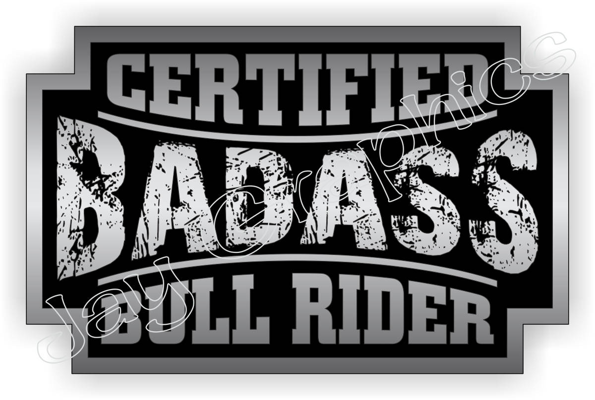 10Er Pack Badass Bull Rider Lustige Helm Aufkleber Motorrad Schweißhelm Toolbox Welder Label Rodeo Barrell Racing Cowboy Cowgirl von DuraDecalsUSA
