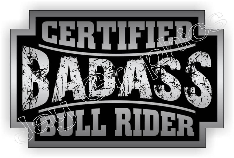 10Er Pack Badass Bull Rider Lustige Helm Aufkleber Motorrad Schweißhelm Toolbox Welder Label Rodeo Barrell Racing Cowboy Cowgirl von DuraDecalsUSA