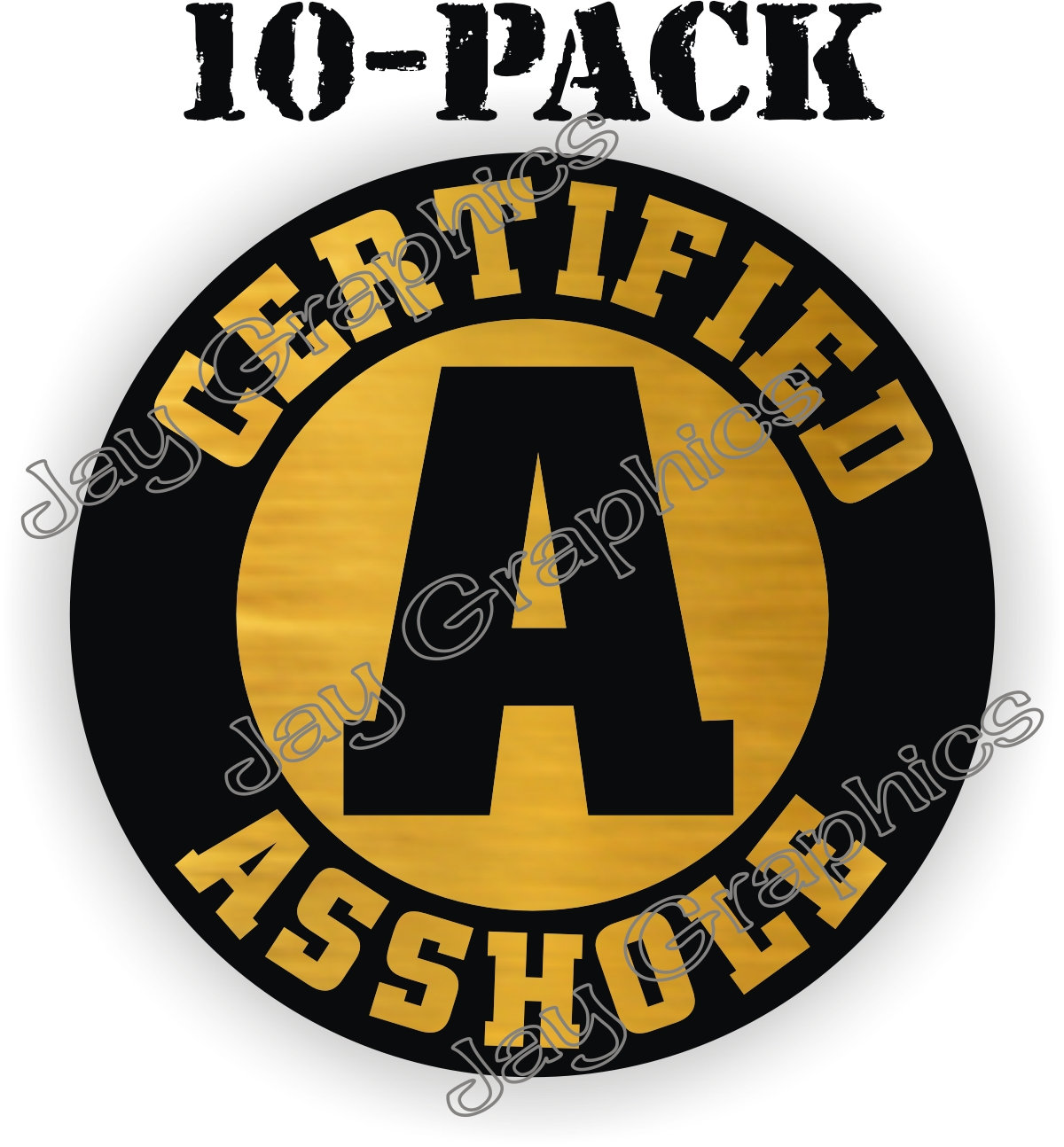 10Er-Pack Lustige Certified A-Hole Helm-Aufkleber | Motorrad Schweißhelm Knebel Geschenk Joke Boss Foreman Bau Sicherheitsweste Abziehbilder 10Er-Pack Lustige Certified A-Hole Helm-Aufkleber | Motorrad Schweißhelm Knebel Geschenk Joke Boss Foreman Bau Sicherheitsweste Abziehbilder von DuraDecalsUSA
