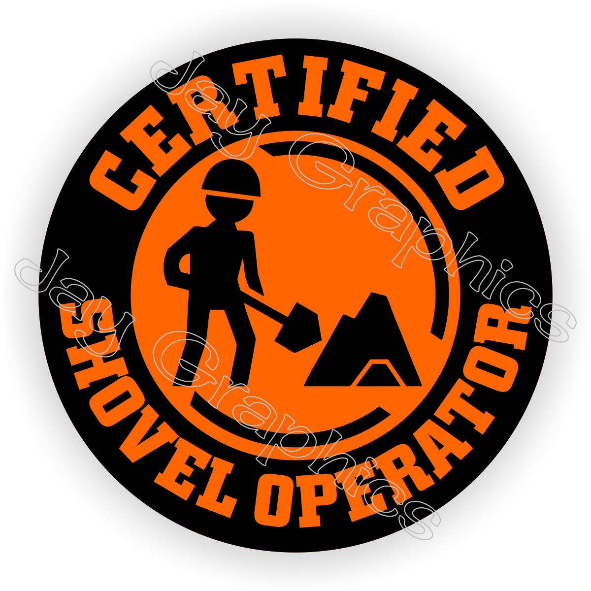 10Er-Pack Zertifizierte Schaufel-Operator Lustige Schutzhelm-Aufkleber 10Er-Pack Zertifizierte Schaufel-Operator Lustige Schutzhelm-Aufkleber von DuraDecalsUSA