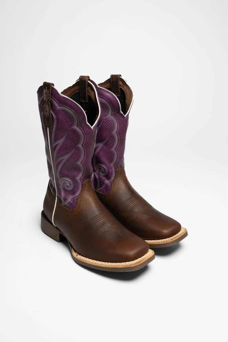Durango Boots DRD0377 LADY REBEL Damen Braun Lila von Durango Boots