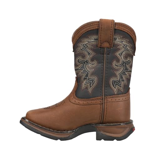 Durango Baby DWBT048 Western Boot, Tan Black, 5.5 M US Toddler von Durango