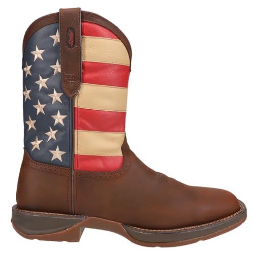Durango Boots Pull-ON DB5554 EE Union Flag/Herren Westernreitstiefel Braun/Work Boots/Herrenstiefel/Westernstiefel, Groesse:44.5 (11 US) von Durango