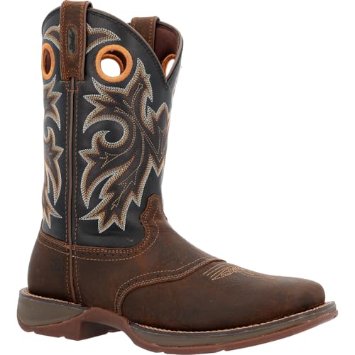 Durango Rebel mit InsulKul Westernstiefel, Tabakblatt und Schwarz, 12 Wide von Durango