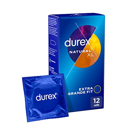 Durex NATURAL XL UDS Kondome, Transparent, 12 stück von Durex