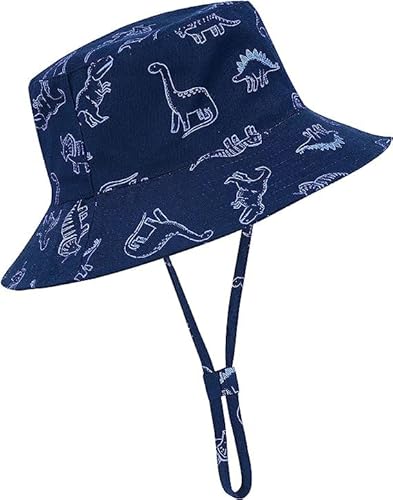 Durio Baby Sonnenhut Jungen UV Schutz Breite Krempe Fischerhut Sonnenschutz Unisex Mädchen Kleinkind 0-3 Monate von Durio