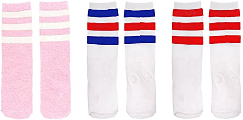 Durio Fußballsocken Kinder Baby Kniestrümpfe Kinder Knielange Socken Mädchen Kinder Tennissocken Sportsocken für Kleinkinder Kinder Mädchen und Jungen von Durio