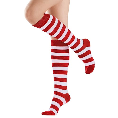 Durio Kniestrümpfe Damen Winter Hohe Socken Thermo Lange Strümpfe Warme Einheitsgröße von Durio