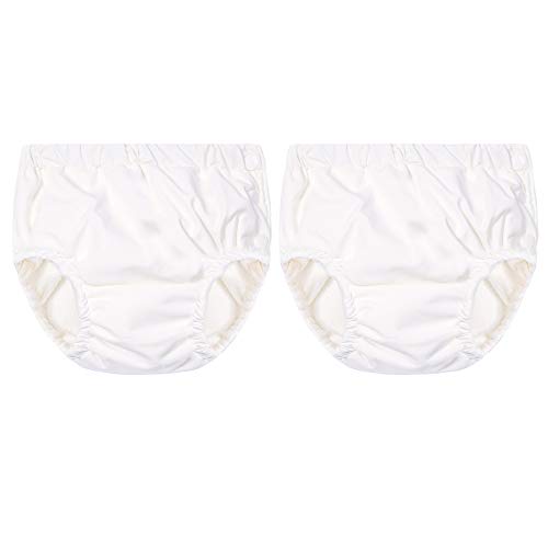 Durio Schwimmwindel Wiederverwendbar, Baby Schwimmhose Waschbar Schwimmwindel Badehose für 5-16kg Babys Kinder 2er Set Weiß Weiß 2-3 Jahre Durio Schwimmwindel Wiederverwendbar, Baby Schwimmhose Waschbar Schwimmwindel Badehose für 5-16kg Babys Kinder 2er Set Weiß Weiß 2-3 Jahre von Durio