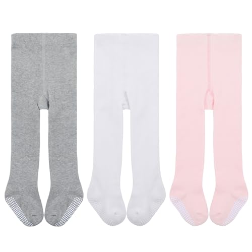 Strumpfhosen Damen Winter Anti Rutsch Strumpfhosen Baby Warme Socken Damen Strumpfhosen Für Damen Strumpfhose Baby Leggings Mädchen Stulpen Damen Strumpfhose Mädchen Dreifarbig 3, 12-24 Monate von Durio