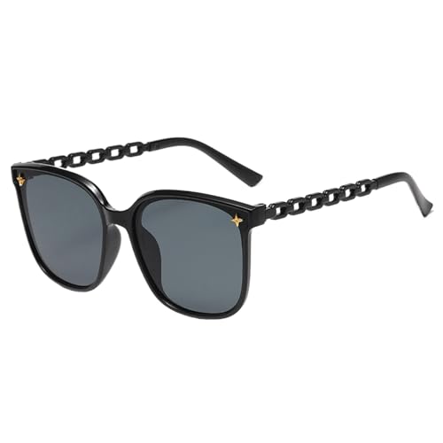 Damen-Sonnenbrille, bequemer Metallrahmen, leicht, UV-Schutz, für , Fahren, Festivals und Angeln – modischer Stil, Schwarzer Rahmen, Se référer au descriptif Damen-Sonnenbrille, bequemer Metallrahmen, leicht, UV-Schutz, für , Fahren, Festivals und Angeln – modischer Stil, Schwarzer Rahmen, Se référer au descriptif von Duroecsain
