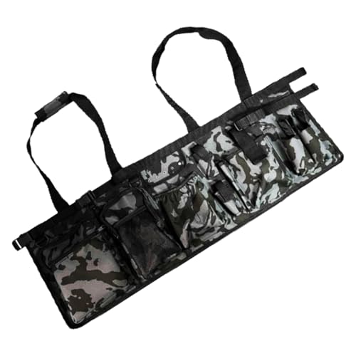 Duroecsain Angeleimer-Tasche, Angeleimer-Organizer - Werkzeug-Organizer für Angeleimer - Angeleimer-Werkzeug-Organizer mit Mehreren Taschen, Angeleimer-Werkzeugtasche, Robustes Angelzubehör für von Duroecsain