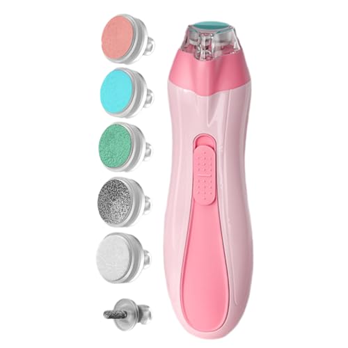 Duroecsain Elektrischer Nagelknipser für Babys, elektrischer Nagelknipser | Elektrische Nagelclippers | Trimming Pad Set mit LED Light Light Anti-Pinch Battery Powered Children's Maniküre Care von Duroecsain