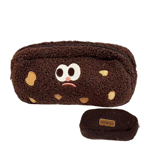 Duroecsain Federmäppchen Federtaschen Mäppchen Etui Stifte Plüsch Große Kapazität Pencil Case Großes von Duroecsain