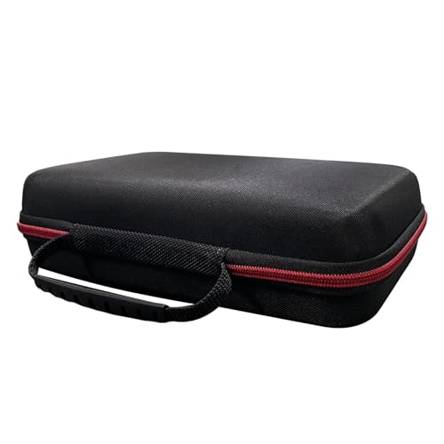 Duroecsain Hartschalen-Reiseetui für Mikrofone, Tragetasche für Mikrofon, stoßfeste EVA-Mikrofontasche mit Schlitztrennung, Mikrofon-Organizer von Duroecsain