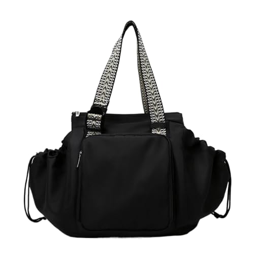 Duroecsain Kinderbetttasche für Damen, Reise-Organizer, Sporttasche, Yoga-Tasche mit mehreren Fächern | Organizer für Lehrer, Schwarz, Se référer au descriptif von Duroecsain