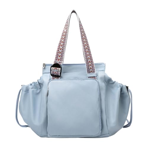 Duroecsain Kinderbetttasche für Damen, Reise-Organizer, Sporttasche, Yoga-Tasche mit mehreren Fächern | Organizer für Lehrer, blau, Se référer au descriptif von Duroecsain