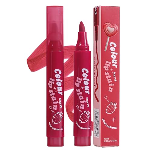 Duroecsain Lippenfarbstift | Lipgloss-Stift gefärbt rot matt | langer Halt Anti-Flecken-Make-up getönt Frauen Mädchen Duroecsain Lippenfarbstift | Lipgloss-Stift gefärbt rot matt | langer Halt Anti-Flecken-Make-up getönt Frauen Mädchen von Duroecsain