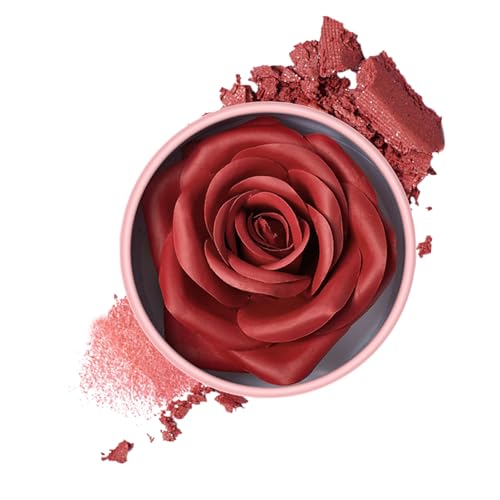 Duroecsain Rosa Rouge – natürliches Rouge | 3D-Textur, nicht fettend, langer Halt und progressive Anwendung für natürlichen Teint – ideal für Frauen und Mädchen Veranstaltungen von Duroecsain