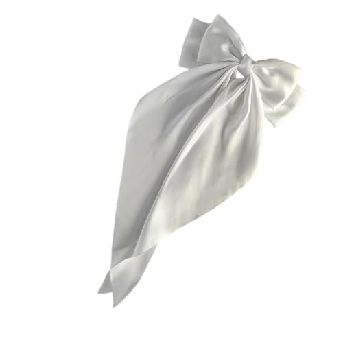 Duroecsain Schleifenclips, Krallenclip mit Schleife, Haarspangen mit Band, Haarspangen mit langem Schwanz, große Haarklammern für Erwachsene und Frauen von Duroecsain