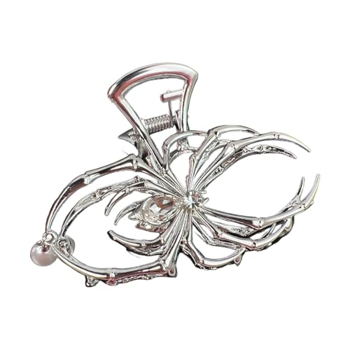 Duroecsain Spinnen-Haarspange, Metall-Haarspange, Spinnen-Haarspange, Halloween-Haarspange für Damen, starker Halt für Termine Duroecsain Spinnen-Haarspange, Metall-Haarspange, Spinnen-Haarspange, Halloween-Haarspange für Damen, starker Halt für Termine von Duroecsain
