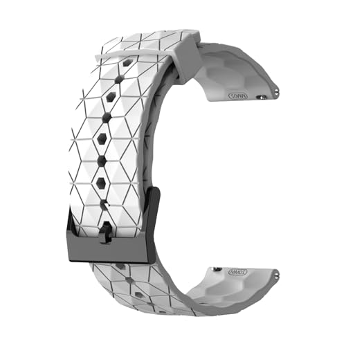 Duroecsain Uhrenarmband, schmales Armband | dünnes Silikonarmband mit Schnellverschluss für den täglichen und lässigen Gebrauch für Erwachsene, weiß, Consulte la descripción von Duroecsain