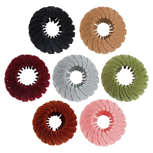 Duroecsain Vogel-Haarspange, Haarknotenhalter für Damen, 7 x Haarbänder mit Kamm, Haarspangen, Pferdeschwanzhalter, Haarzubehör Duroecsain Vogel-Haarspange, Haarknotenhalter für Damen, 7 x Haarbänder mit Kamm, Haarspangen, Pferdeschwanzhalter, Haarzubehör von Duroecsain