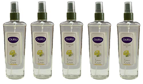 Duru Limon Eau de Cologne, Spray, Zitronenduft, 150 ML, 5 Stück von Duru