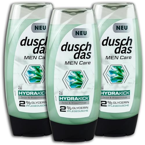 3 er Pack Duschdas Men Hydra Kick 3 x 225 ml von Duschdas