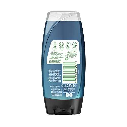 Duschdas Duschgel For Men Duschbad mit Fresh-Energy-Duftformel sorgt für einen erfrischenden Start in den Tag 225 ml 1 Stück von Duschdas