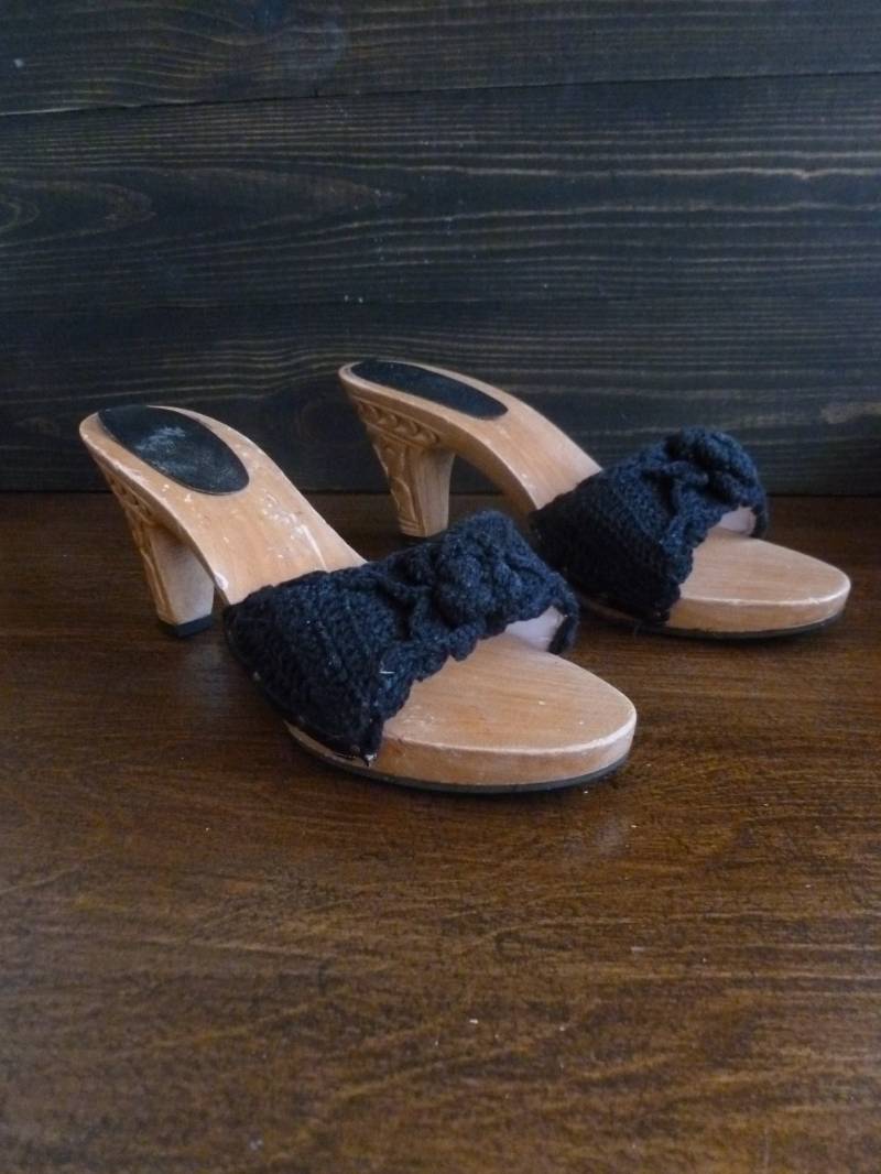 Jahrgang Clogs - Holzschuhe Größe 36Eur, 6 Uns 4 Uk von DustRoad