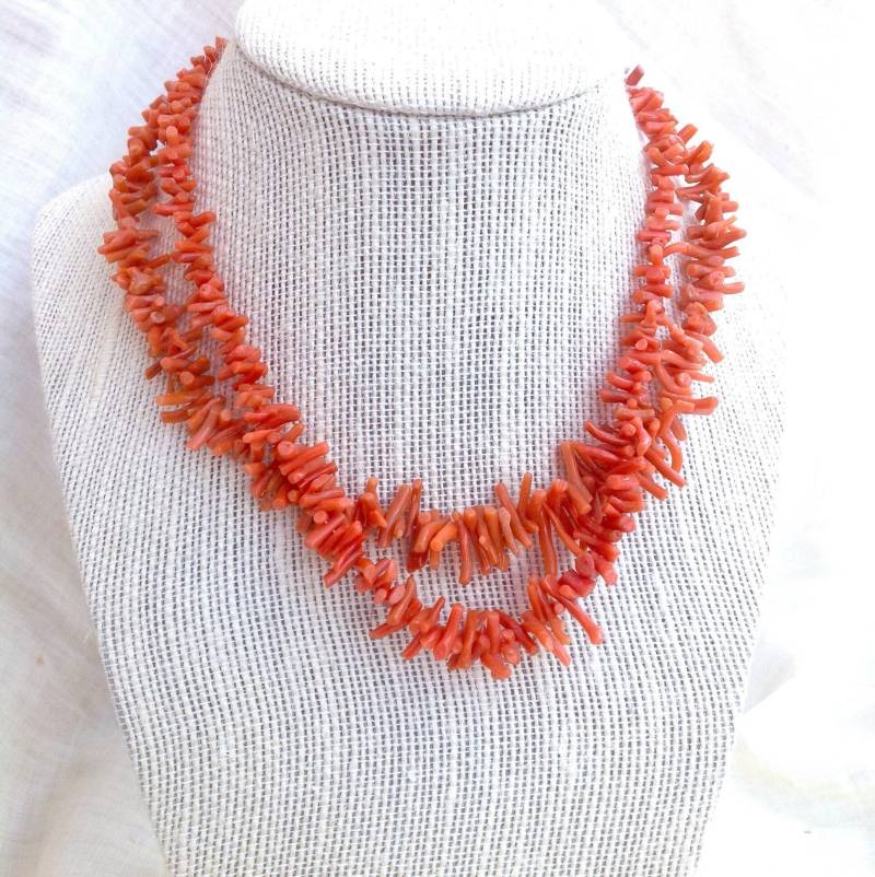 Echte Astkoralle Halskette Echte Astkoralle Halskette von DustyGem