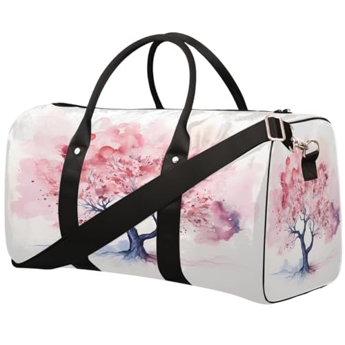 Sporttasche für Damen und Herren, wasserabweisend, faltbar, Motiv: Kirschblütenbaum, leicht, für Workout, Krankenhaus Sporttasche für Damen und Herren, wasserabweisend, faltbar, Motiv: Kirschblütenbaum, leicht, für Workout, Krankenhaus von Dusviba