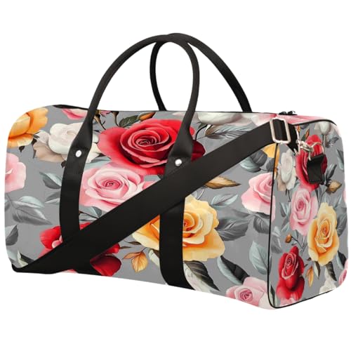 Sporttasche für Damen und Herren, wasserabweisend, faltbar, leicht, Wochenendtasche, für Workout, Krankenhaus von Dusviba
