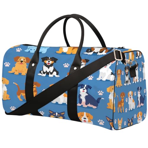 Sporttasche für Damen und Herren, wasserabweisend, faltbar, leicht, Wochenendtasche, für Workout, Krankenhaus von Dusviba