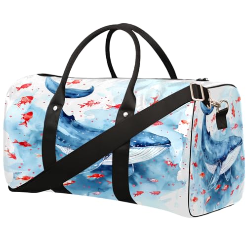 Sporttasche für Damen und Herren, wasserabweisend, faltbar, leicht, für Wochenendausflüge, für Workout, Krankenhaus von Dusviba