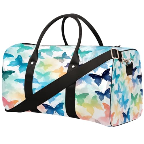 Sporttasche für Damen und Herren, wasserabweisend, faltbar, leicht, für Wochenendausflüge, für Workout, Krankenhaus von Dusviba