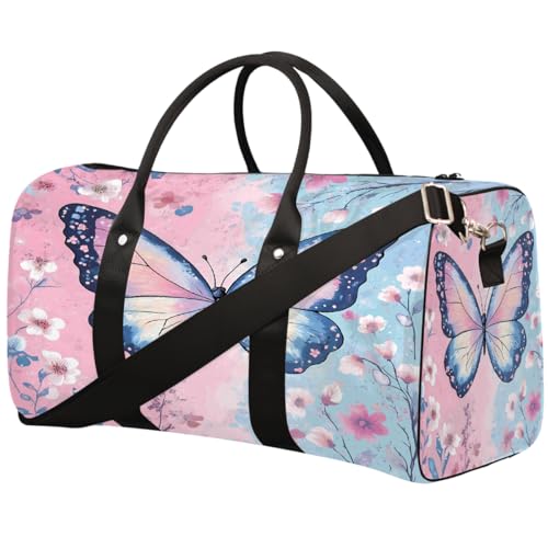 Sporttasche für Damen und Herren, wasserabweisend, faltbar, leichte Handgepäcktasche für Wochenendausflüge, für Workout, Krankenhaus von Dusviba