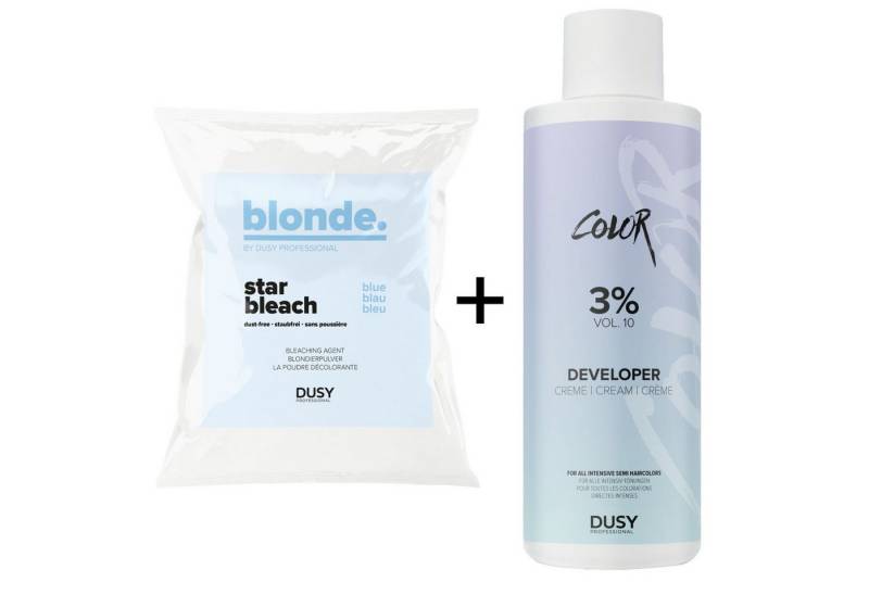 Dusy Professional Blondierpulver Dusy Star Bleach Blondierpulver 500g + Creme Developer 1L, 2-tlg. Dusy Professional Blondierpulver Dusy Star Bleach Blondierpulver 500g + Creme Developer 1L, 2-tlg. von Dusy Professional