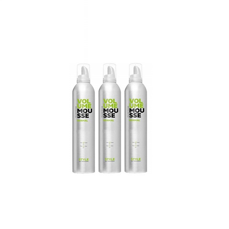Dusy Professional Haarschaum Dusy Style Volume Mousse normal 400ml 3er Pack von Dusy Professional