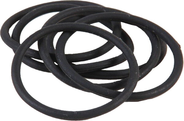 Dusy Zopfgummi groß 10er Pack schwarz von Dusy Professional