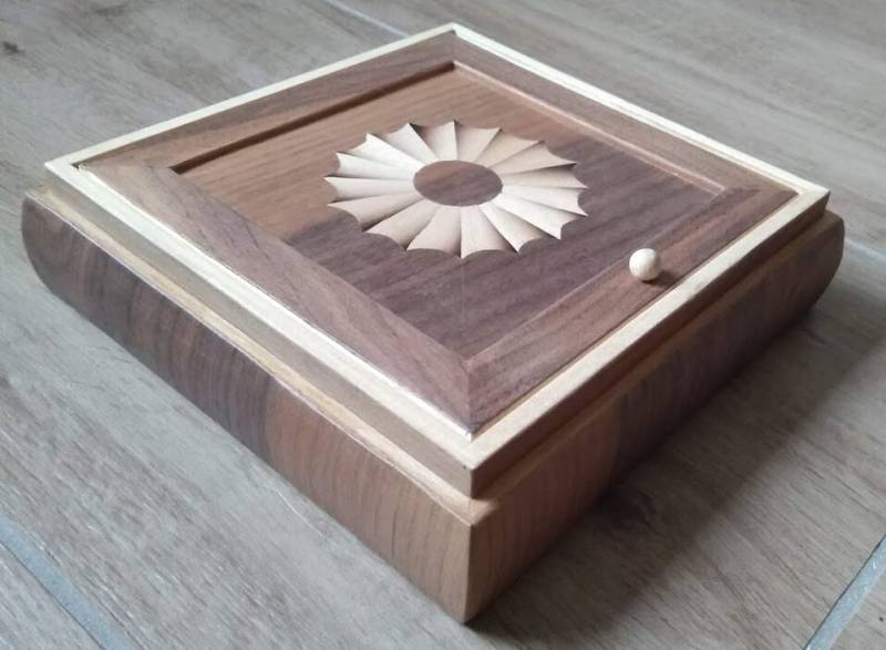 Schmuckschatullen-Ventilator Aus Holz von DutchWoodandPaintart