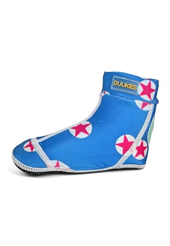 Duukies - Jungen UV-Strandsocken - Star Red - Blau von Duukies