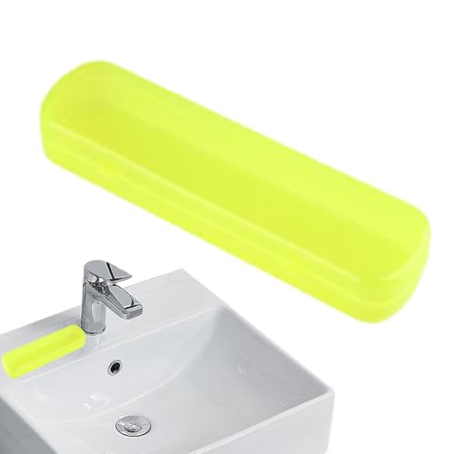 Duvcoywae Reise Zahnbürstenetui | Tragbarer Zahnbürsten Organizer,Wasserdicht Für Camping Flugzeug Reise von Duvcoywae