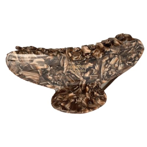 Duvcoywae Schildkröten-Haarspange,Schildkröten-Haarspangen für Frauen | Zelluloseacetat große Haarspange 4,1 Zoll | Haarschmuck, Haarnadel im französischen Stil, Haarklammer für langes, dickes Haar von Duvcoywae