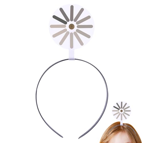 Duvcoywae Witzige Haarklammer Für Frauen - Stylishes Schwarzes Lade-Haarspangenband - Haarschmuck Accessoires Unisex Für Party Arbeit Festival Taglich,Alltag Arbeit Feier Feste Musikfestivals von Duvcoywae