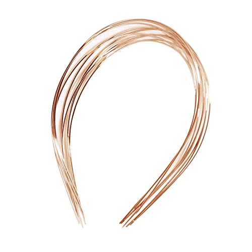 10 x Metall-Haarbänder, flexibles Blanko-Stirnband, DIY-Kopfschmuck, Metall-Haarreifen, für Perlen, Fascinatoren, Hut, den täglichen Gebrauch, Abschlussball, Cosplay von DuxuMmade