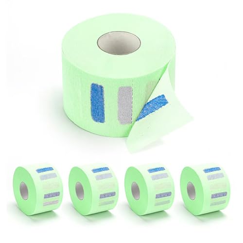 5 Rollen Einweg-Barber-Papier-Halsstreifen, Barbierzubehör, dehnbare Papier-Halsstreifen für Salon-Haarschnitt-Styling 5 Rollen Einweg-Barber-Papier-Halsstreifen, Barbierzubehör, dehnbare Papier-Halsstreifen für Salon-Haarschnitt-Styling von Duyeuau